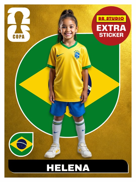 Figurinha exemplo — HELENA